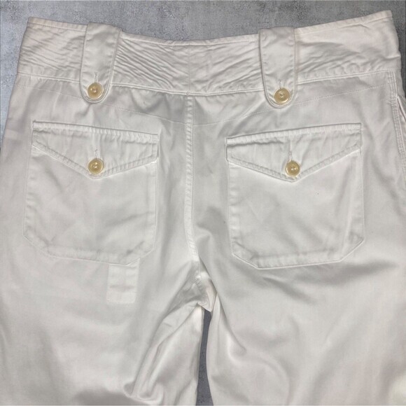 Ralph Lauren Sport Cargo Shorts Womens Sz 6 White Summer Travel Coastal Vacation - Picture 5 of 12